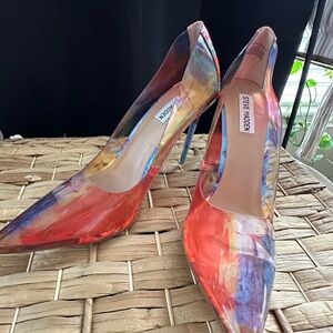 Steve Madden Colorful Abstract Women's Heels